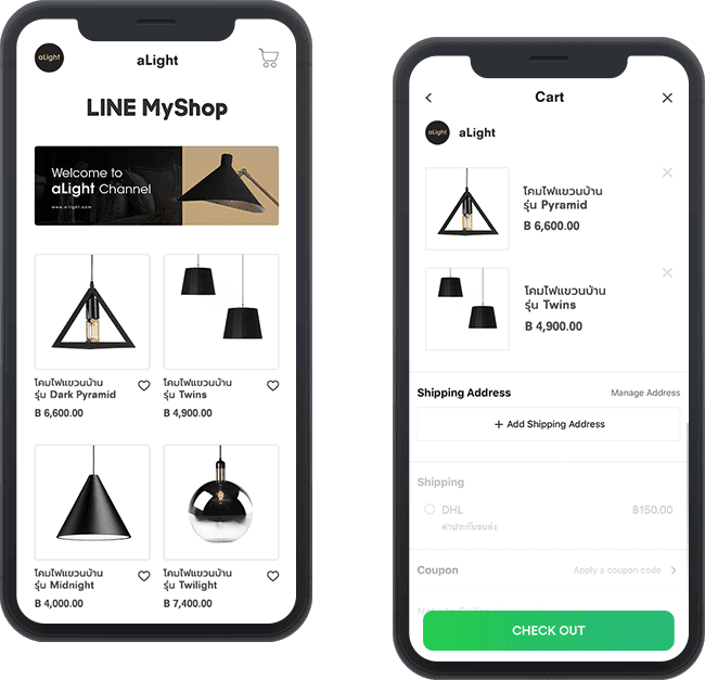 image on green background