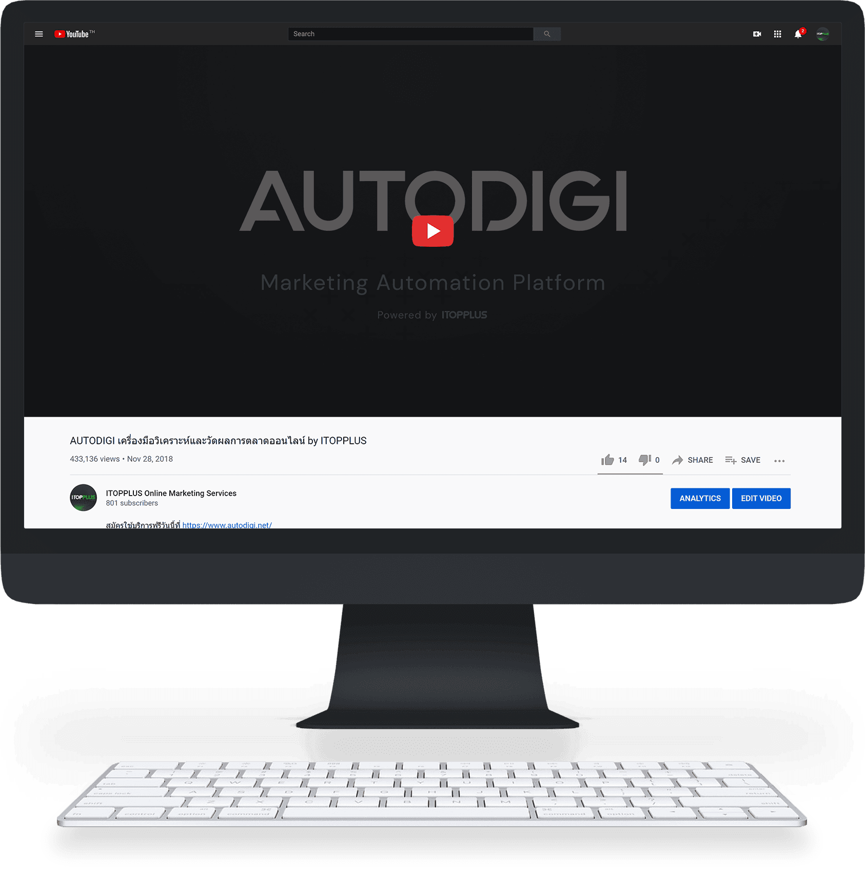 image on green background